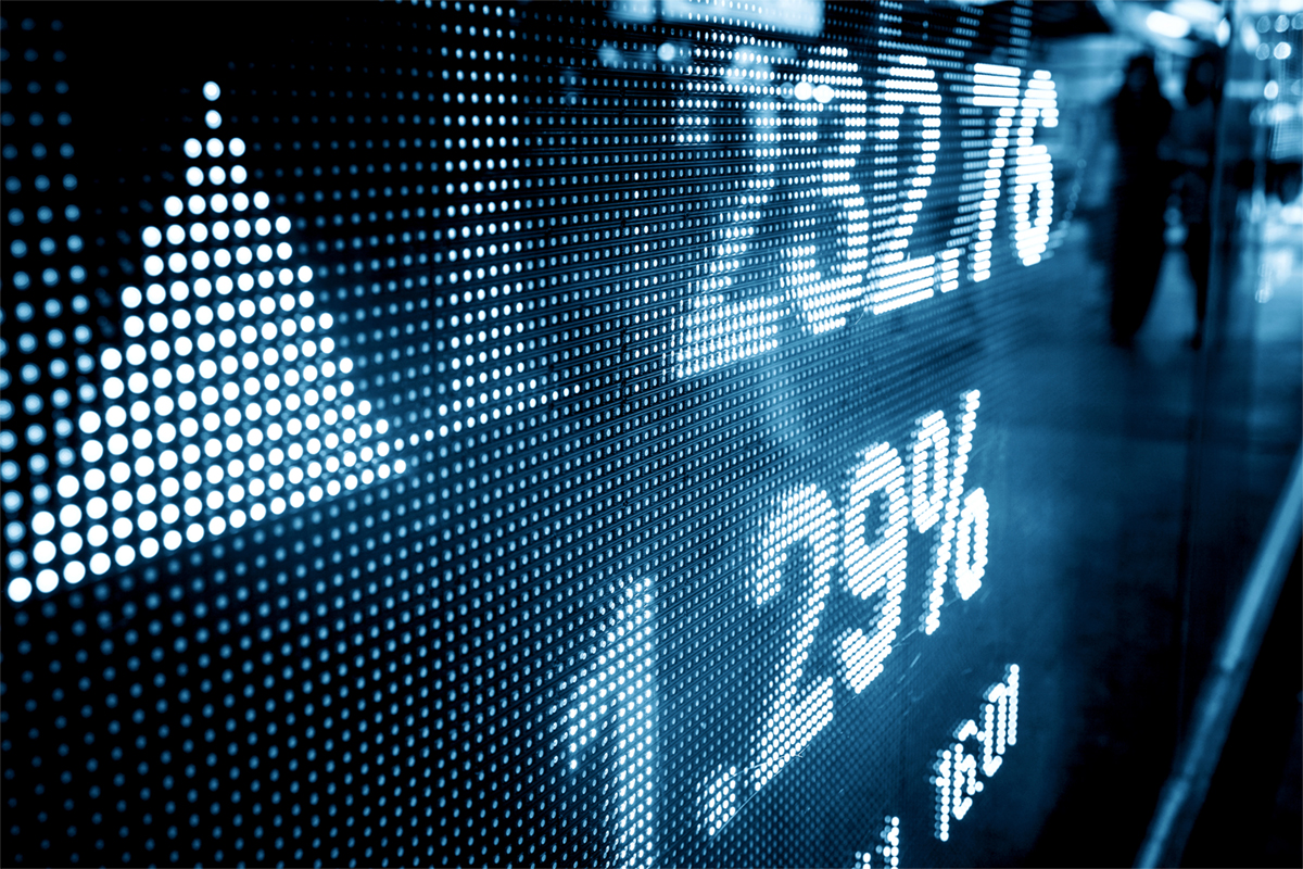Market scores on screen